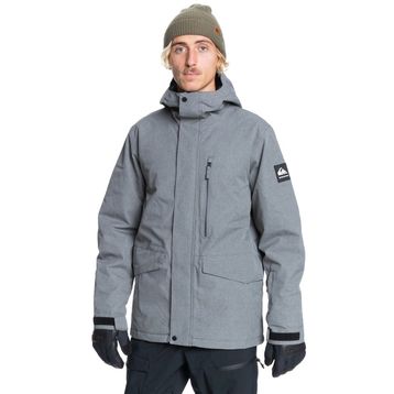 Quiksilver EQYTJ03266-SJE0 Mission Soli JK M SNJT Gri Erkek Outdoor Ceket