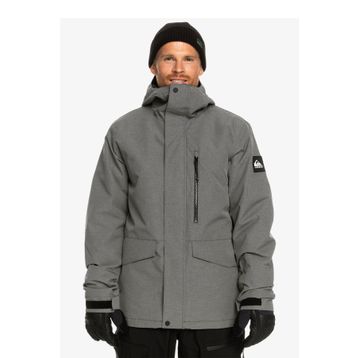 Quiksilver EQYTJ03266-SJE0 Mission Soli JK M SNJT Gri Erkek Outdoor Ceket