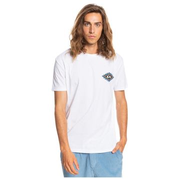 Quiksilver EQYZT06667 Mythic Limits Ss Bisiklet Yaka Normal Kalıp Baskılı Beyaz Erkek T-Shirt