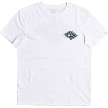 Quiksilver EQYZT06667 Mythic Limits Ss Bisiklet Yaka Normal Kalıp Baskılı Beyaz Erkek T-Shirt