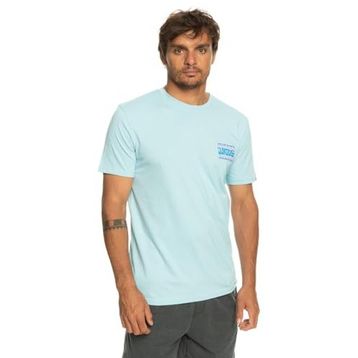 Quiksilver EQYZT07224-BGC0 Warpedframes M Erkek Çok Renkli Günlük Stil T-Shirt