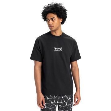 Quiksilver EQYZT08016-KVJ0 Mercury Chrome Lightning Siyah Günlük Stil Erkek T-shirt