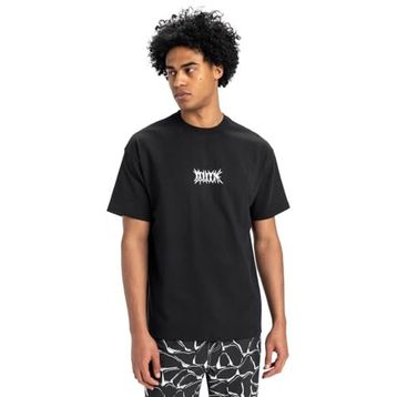 Quiksilver EQYZT08016-KVJ0 Mercury Chrome Lightning Siyah Günlük Stil Erkek T-shirt