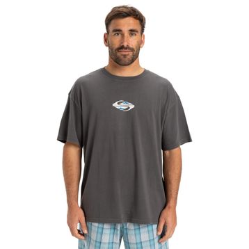 Quiksilver EQYZT08021-KRP0 Gh Qs Global Heat Gri Günlük Stil Erkek T-shirt