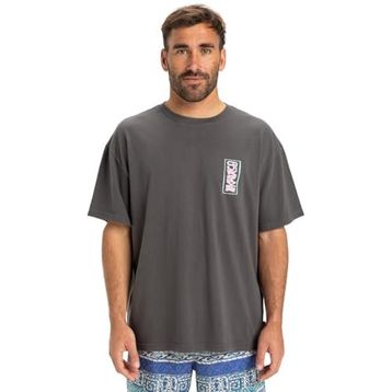 Quiksilver EQYZT08022-KRP0 Gh Qs Sunrise Bowl Gri Günlük Stil Erkek T-shirt