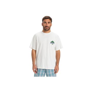 Quiksilver EQYZT08023-WBK0 Gh Qs Crystal Jet Beyaz Günlük Stil Erkek T-shirt