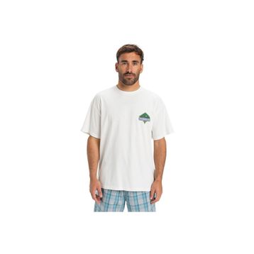 Quiksilver EQYZT08023-WBK0 Gh Qs Crystal Jet Beyaz Günlük Stil Erkek T-shirt