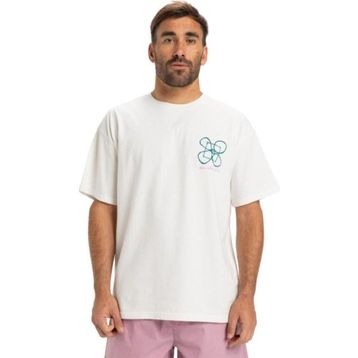 Quiksilver EQYZT08032-WBK0 HW Outside Inside Beyaz Günlük Stil Erkek T-shirt