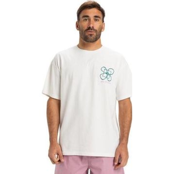 Quiksilver EQYZT08032-WBK0 HW Outside Inside Beyaz Günlük Stil Erkek T-shirt
