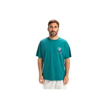 Quiksilver EQYZT08033-21882 Hw Hypnotic Wave Yeşil Günlük Stil Erkek T-shirt