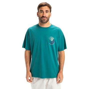 Quiksilver EQYZT08033-21882 Hw Hypnotic Wave Yeşil Günlük Stil Erkek T-shirt