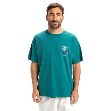 Quiksilver EQYZT08033-21882 Hw Hypnotic Wave Yeşil Günlük Stil Erkek T-shirt