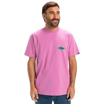 Quiksilver EQYZT08046-PMP0 Ev Beach Blast Pembe Günlük Stil Erkek T-shirt
