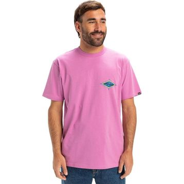 Quiksilver EQYZT08046-PMP0 Ev Beach Blast Pembe Günlük Stil Erkek T-shirt