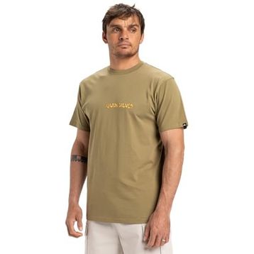 Quiksilver EQYZT08049-26114 Ev Disconnect Effects Yeşil Günlük Stil Erkek T-shirt