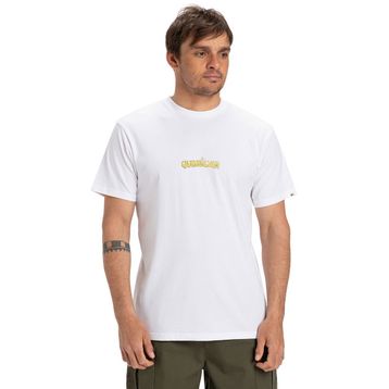 Quiksilver EQYZT08049-908 Ev Disconnect Effects Beyaz Günlük Stil Erkek T-shirt