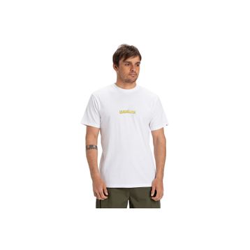 Quiksilver EQYZT08049-908 Ev Disconnect Effects Beyaz Günlük Stil Erkek T-shirt