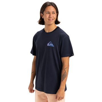 Quiksilver EQYZT08055-KTP0 Window Pane Mavi Günlük Stil Erkek T-shirt