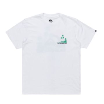 Quiksilver EQYZT08057-908 Palm Lines Ss Beyaz Günlük Stil Erkek T-shirt