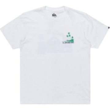 Quiksilver EQYZT08057-908 Palm Lines Ss Beyaz Günlük Stil Erkek T-shirt