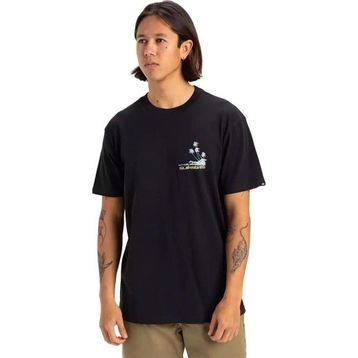Quiksilver EQYZT08057-KVJ0 Palm Lines Ss Siyah Günlük Stil Erkek T-shirt