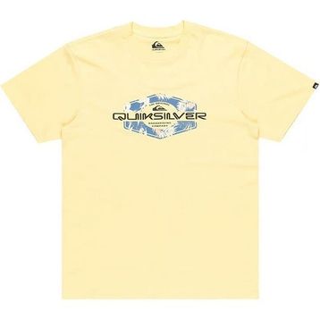 Quiksilver EQYZT08063-YEM0 Locked Up Sarı Günlük Stil Erkek T-shirt