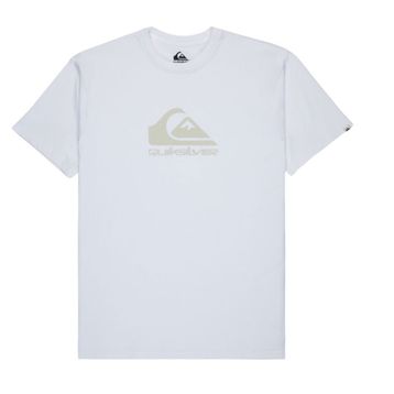Quiksilver EQYZT08072-908 Ev Comp Logo Beyaz Günlük Stil Erkek T-shirt