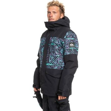 Quiksilver Mission Block JK Renkli Erkek Snowboard Ceketi