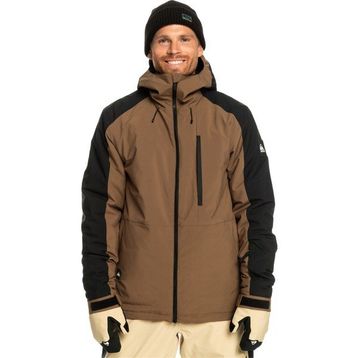 Quiksilver Mission Block Kahverengi Snowboard Erkek Montu