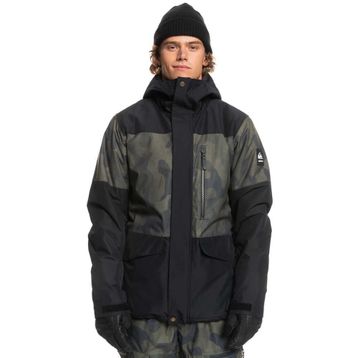Quiksilver Mission Printed Block Erkek Kayak Montu