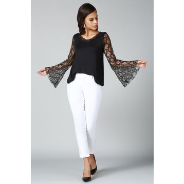 Quincey BD2249 Siyah Kadın Bluz