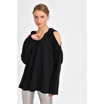 Quincey BDE2523 Siyah Sweatshirt