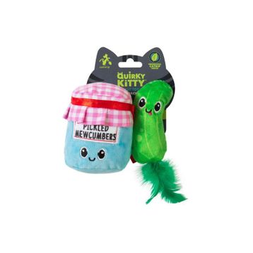 Quirky Kitty Pickled Mewcumber Kedi Otlu Ve Matatabili 2'li Kedi Oyuncağı