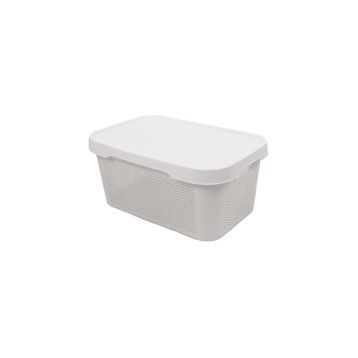 Qutu Beyaz 20 lt Çöp Kovası