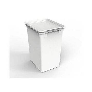 Qutu Beyaz 20 lt Çöp Kovası