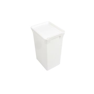 Qutu Beyaz 20 lt Çöp Kovası