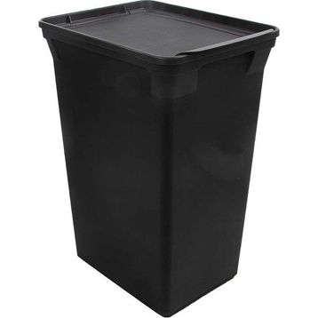 Qutu Siyah 40 lt Çöp Kovası