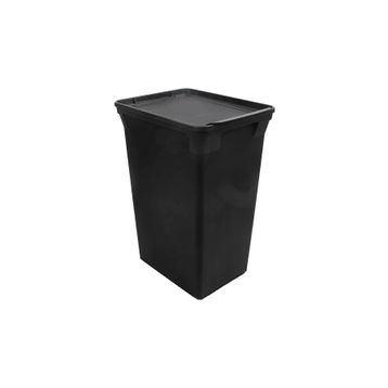 Qutu Siyah 40 lt Çöp Kovası
