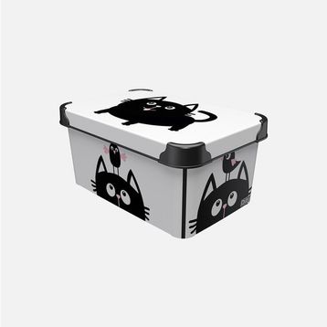 Qutu Style Meow Cat 5 lt Saklama Kutusu