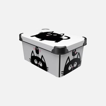 Qutu Style Meow Cat 5 lt Saklama Kutusu