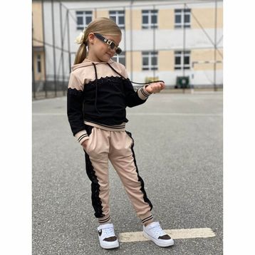 Quzucuk Kids Kız Çocuk Eşofman Takımı Güpürlü