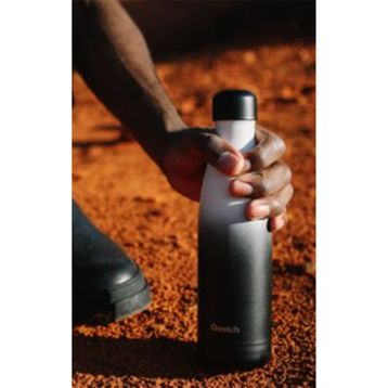 Qwetch QD3435 Degrade Renkli Isı Yalıtımlı 500 ml Siyah Termos