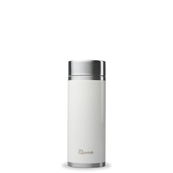 Qwetch QT5030 Isı Yalıtımlı 400 ml İpeksi Beyaz Termos