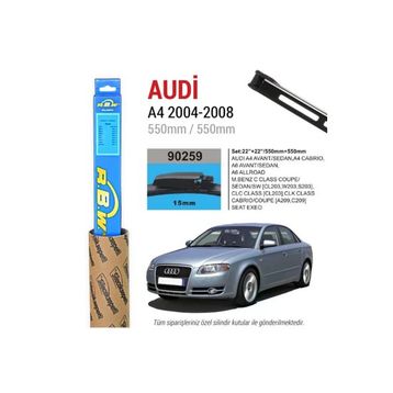 R.B.W Audi A4 2004-2008 Muz Silecek Takımı