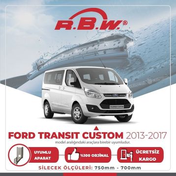 R.B.W Ford Transit Custom Muz 2013-2017 Silecek Takımı