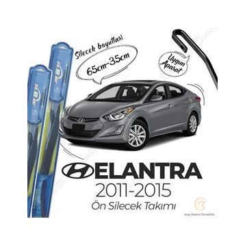 R.B.W Hyundai Elantra Ön 2011-2015 Hibrit Silecek Takımı