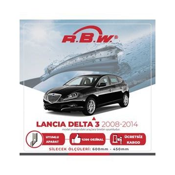 R.B.W Lancia Delta 3 2008-2014 Muz Silecek Takımı