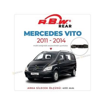 R.B.W Mercedes Vito 2011-2014 Arka Silecek