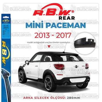 R.B.W Mini Paceman 2013-2017 Arka Silecek