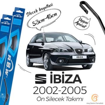 R.B.W Seat Ibiza 2002-2005 Muz Silecek Takımı